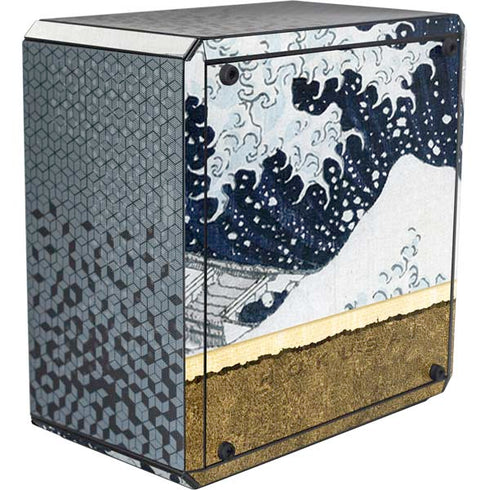 Hokusai The Great Wave off Kanagawa Cooler Master MasterBox Q300L Mini Tower Skin